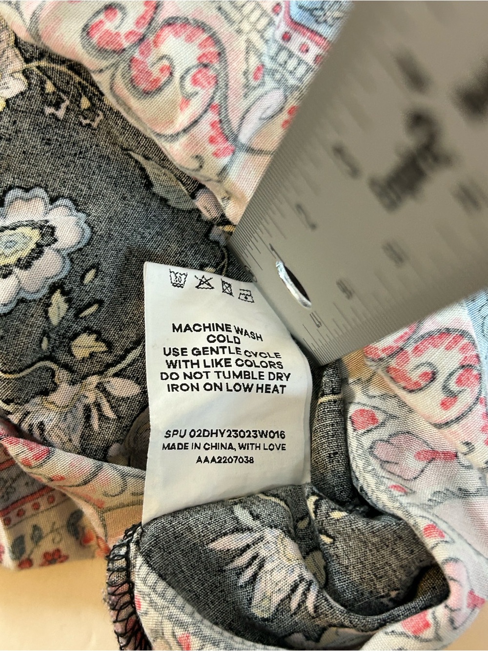 BloomChic Black Floral Print Maxi Dress with Pale Yellow & Soft Pink Blooms - Picture 6 of 9